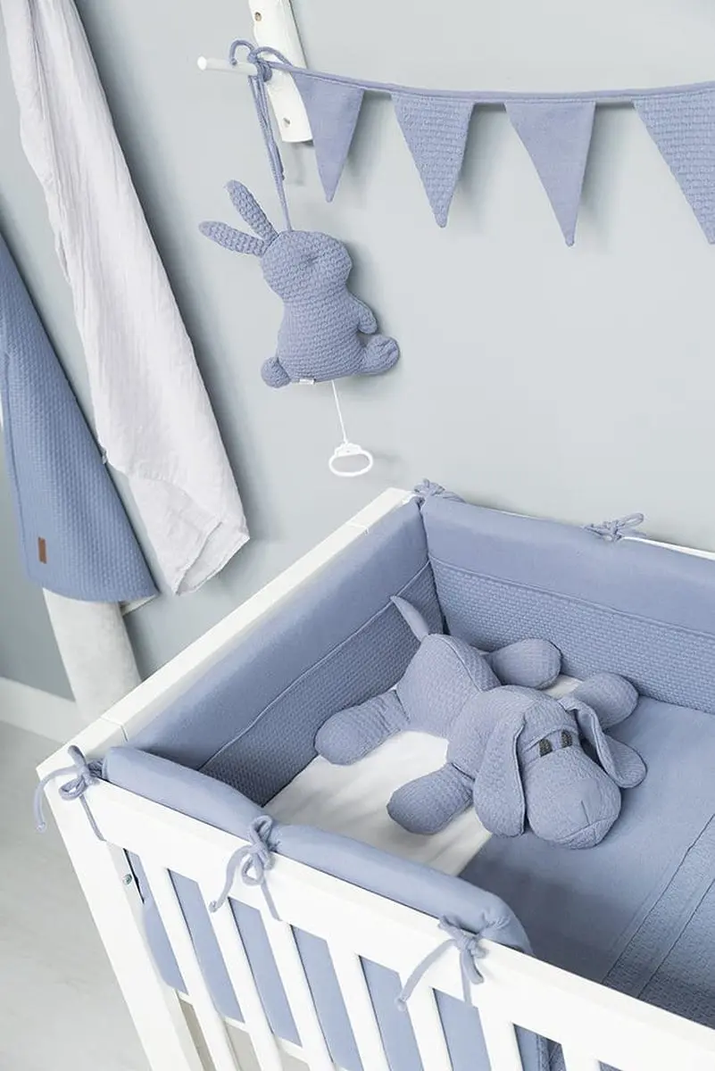 Baby's Only Gebreide Bedomranding Cloud Classic Roze 180x40cm