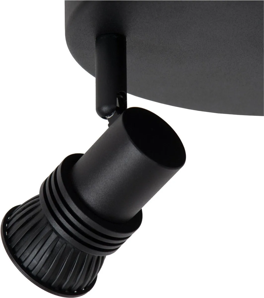 Lucide KIANTI Plafondspot Ø21cm 3xGU10 - Zwart
