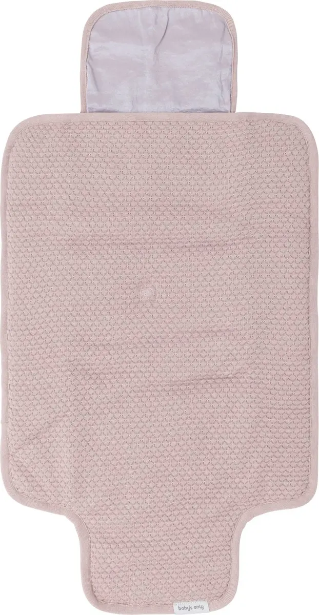 Baby's Only Gebreid Verschoonmatje Sky - Oud Roze