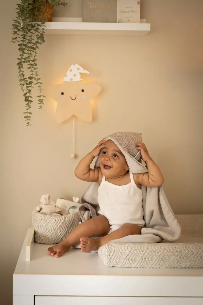Baby's Only Sierra Wikkeldeken 75x75cm - Wit Off White