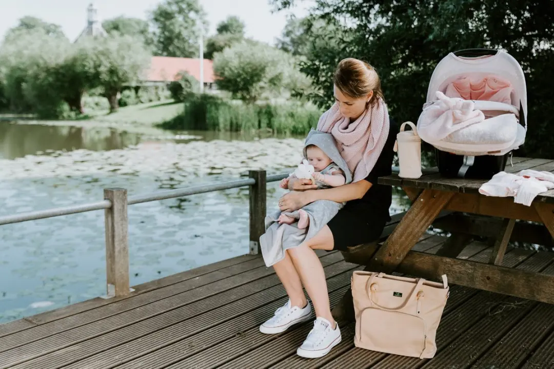 Baby's Only Voetenzak autostoel 0+ Sparkle Goud-Ivoor Mêlee