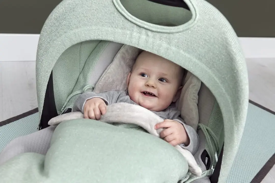 Baby's Only Voetenzak autostoel 0+ Sparkle Goud-Ivoor Mêlee