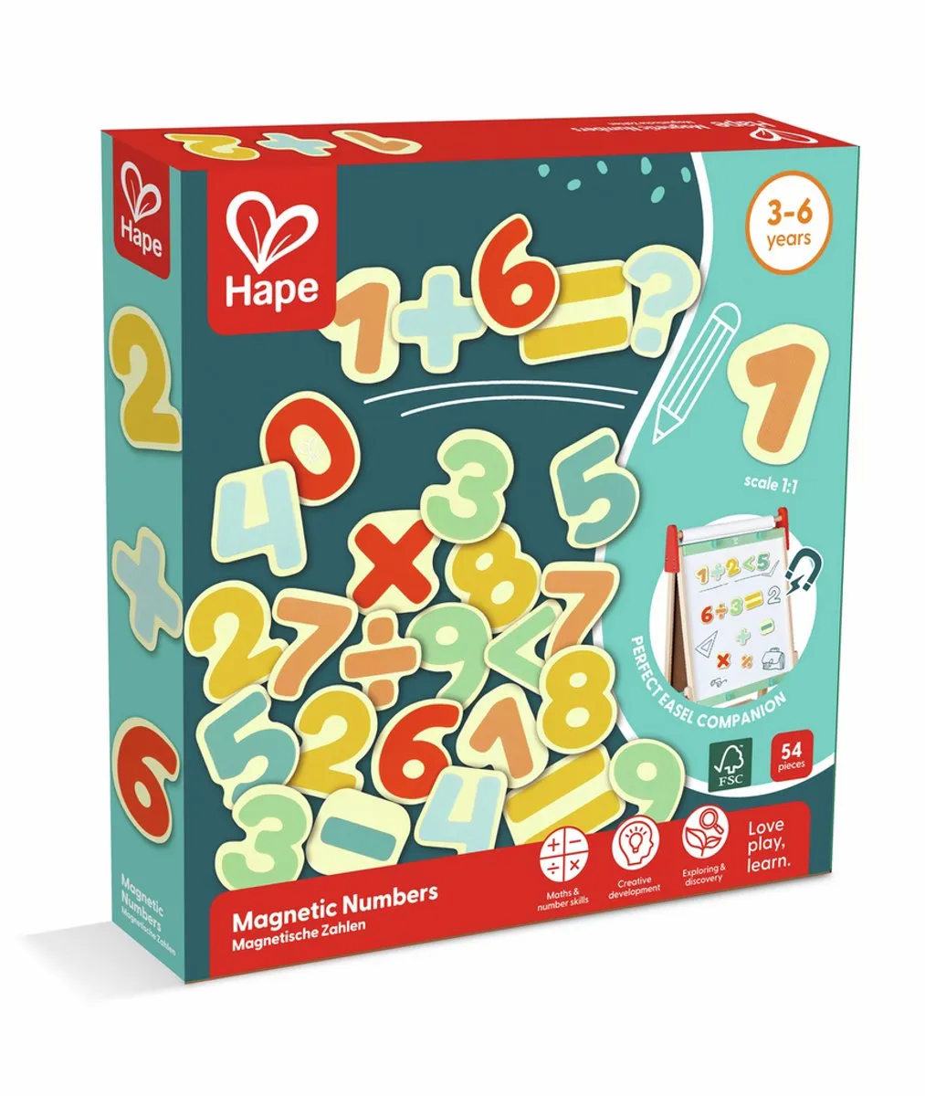 Hape Magnetische Getallen - Multikleur