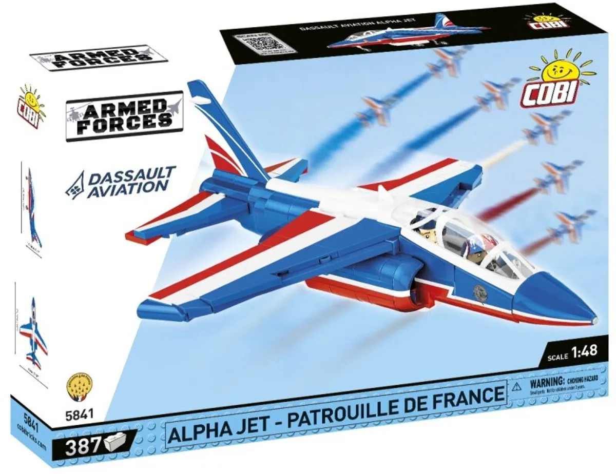 Cobi Alpha Jet Patrouille de France 388 Stukken - COBI-5841