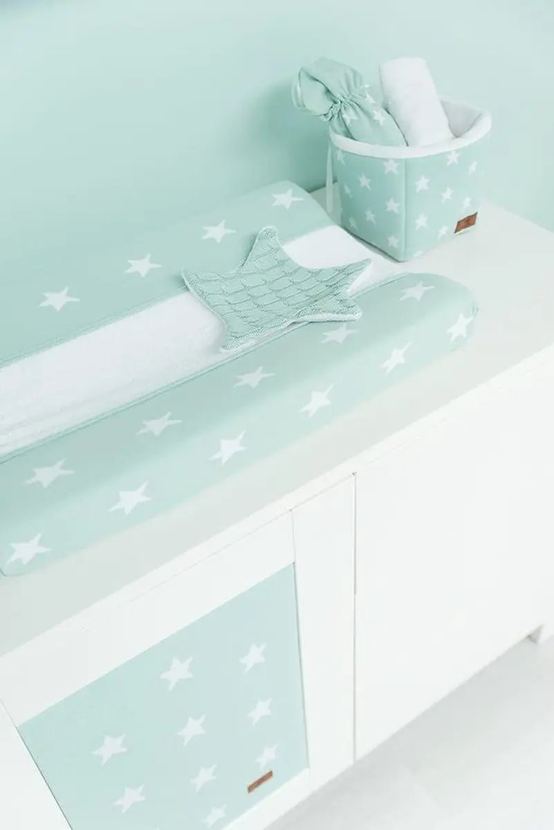 Baby's Only Aankleedkussenhoes Star - 45x70cm - Roze/Wit