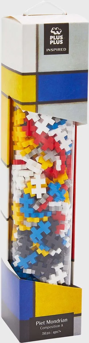 Plus-Plus Inspired Mondriaan Compositie A 350 Bouwstenen - 4279