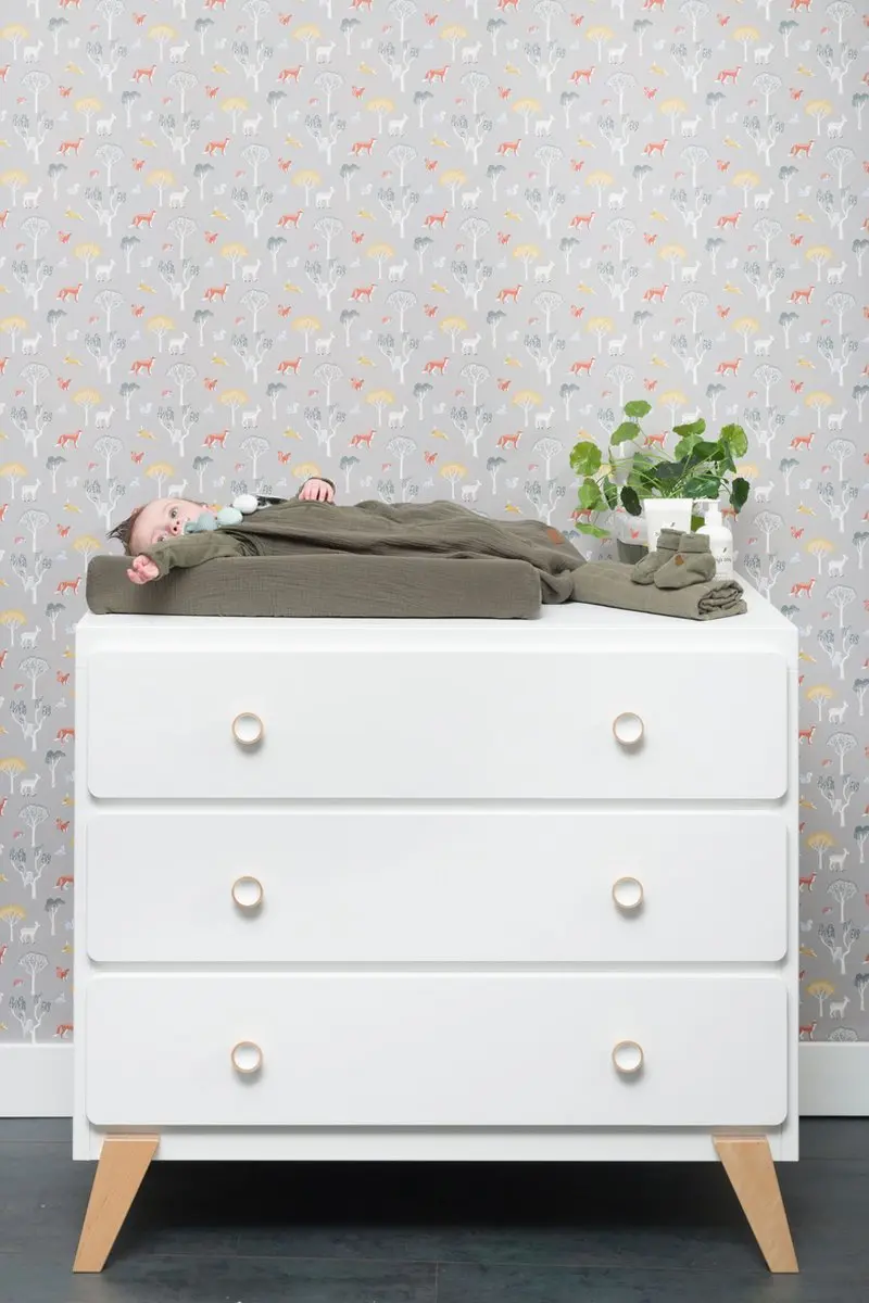 Baby's Only Breeze Aankleedkussenhoes Urban Taupe 45x70cm