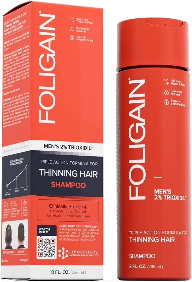 Foligain Anti-Haaruitval Shampoo Mannen 236ml