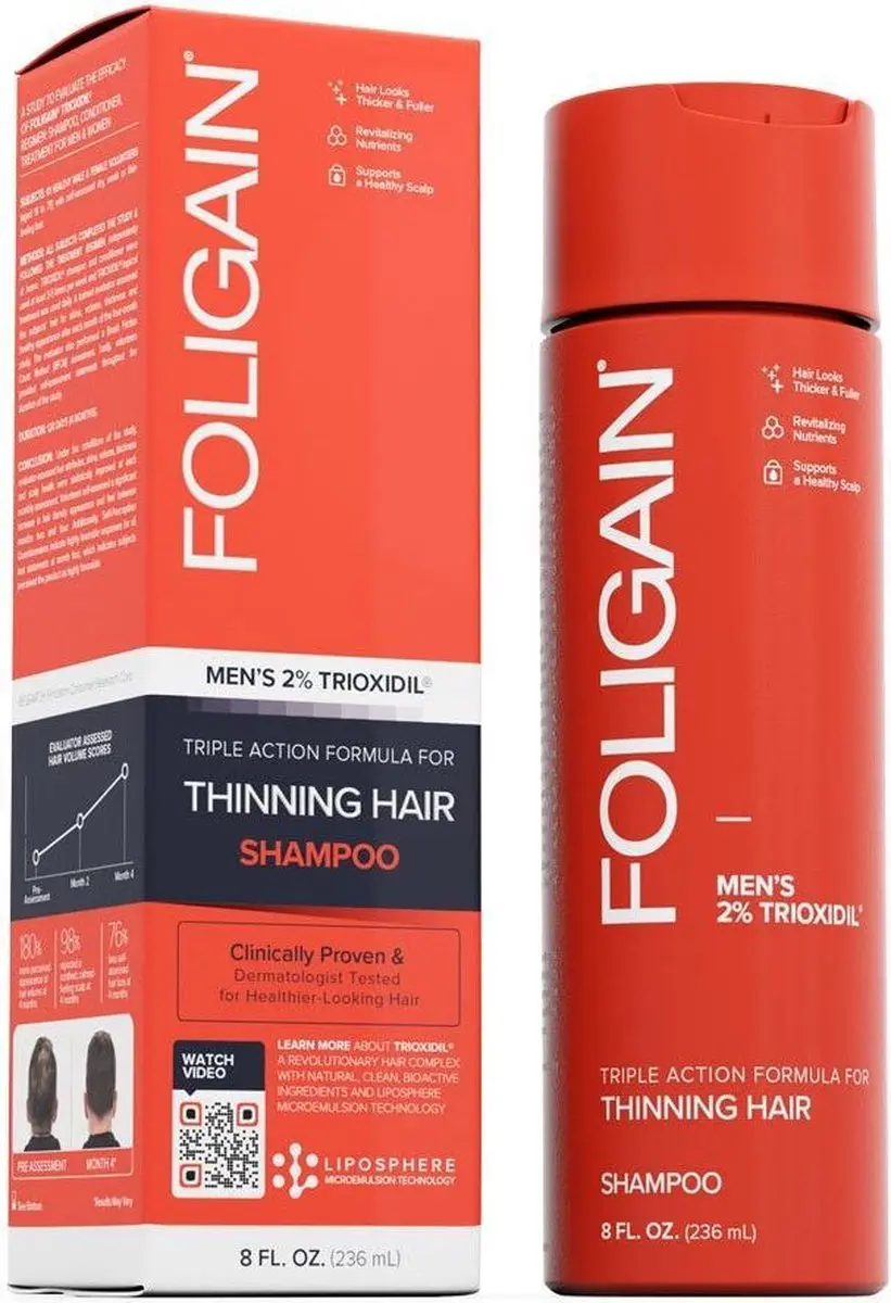 Foligain Anti-Haaruitval Shampoo Mannen 236ml