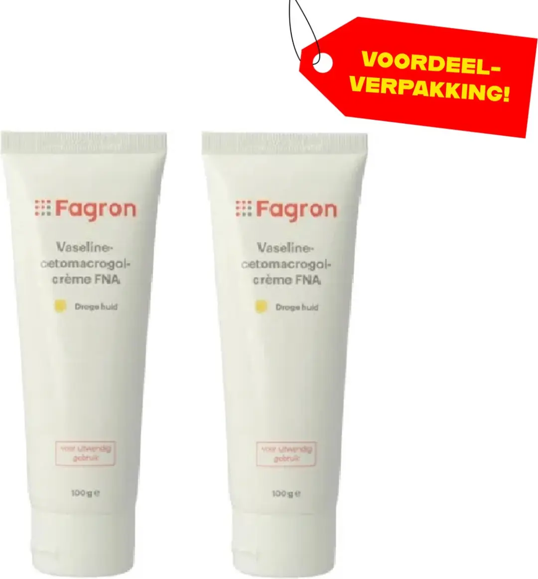 Fagron Vaseline-Cetomacrogolcrème FNA 2x100ml