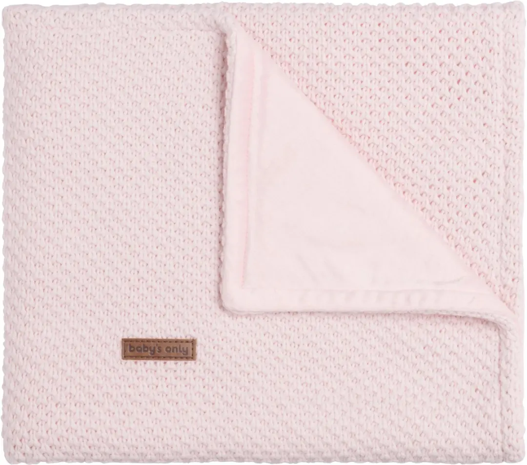 Baby's Only Flavor Classic Roze Ledikantdeken