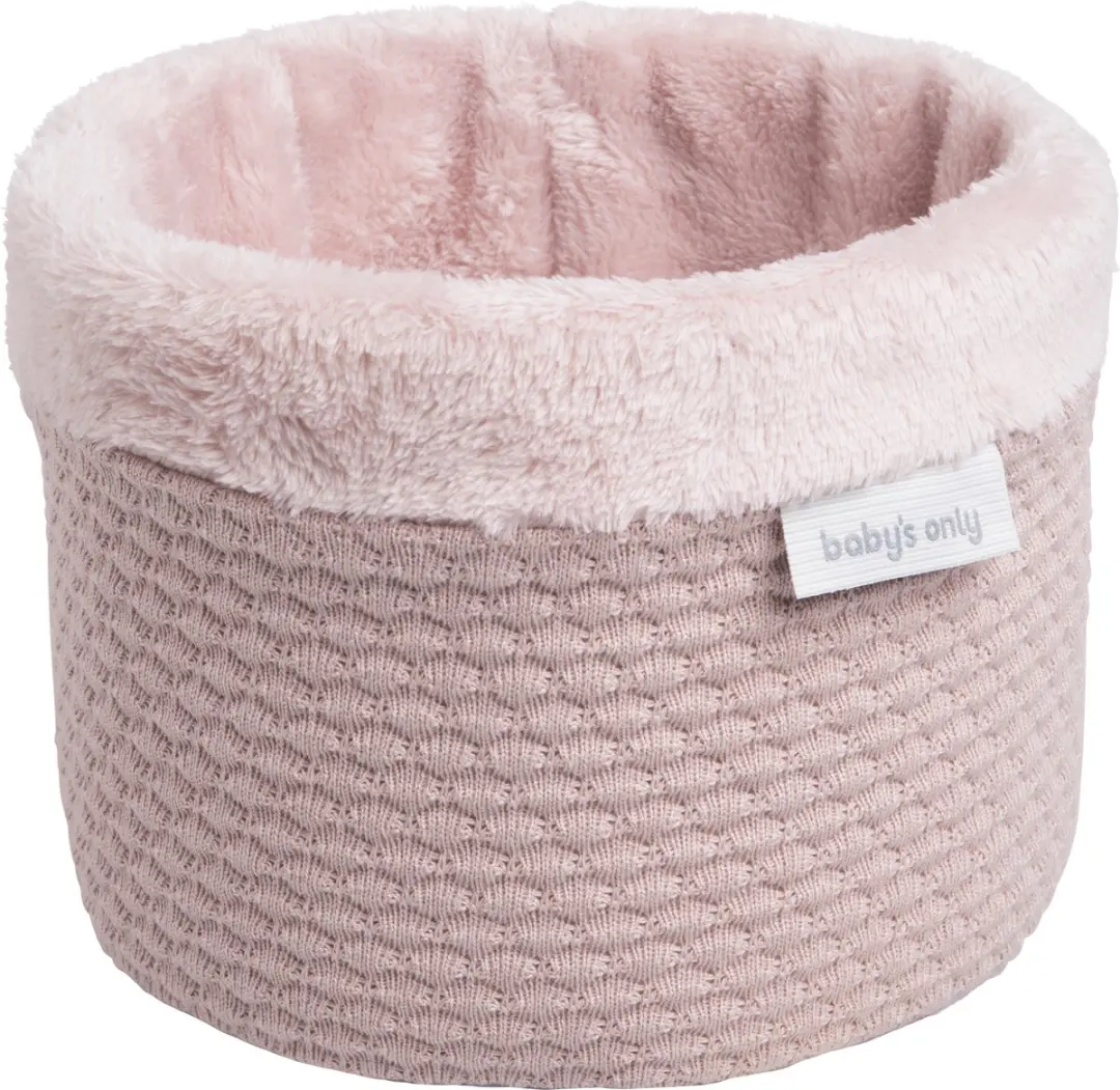 Baby's Only Gebreid Commodemandje Oud Roze