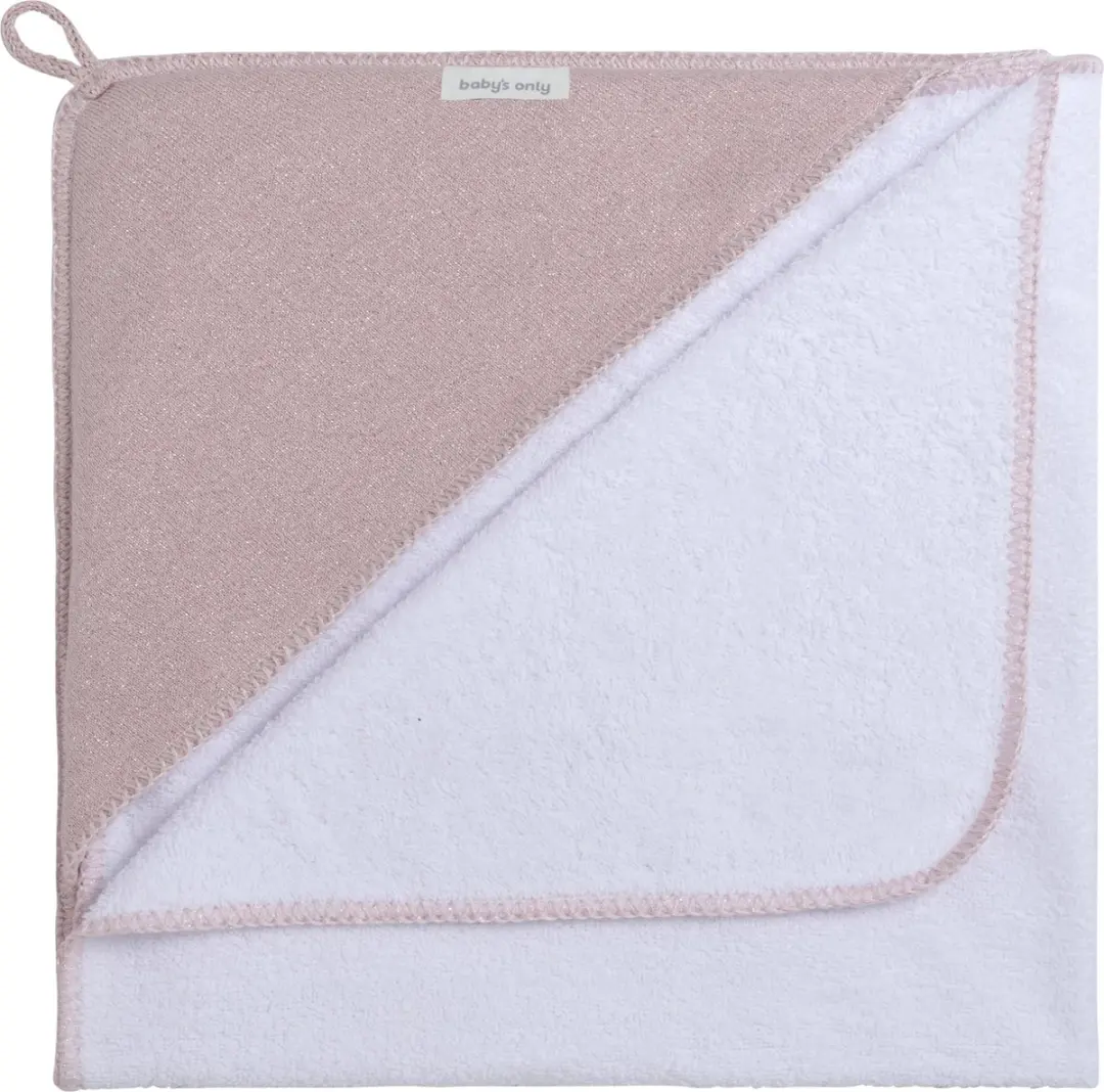 Baby's Only Badcape Sparkle Zilver-Roze Mêlee