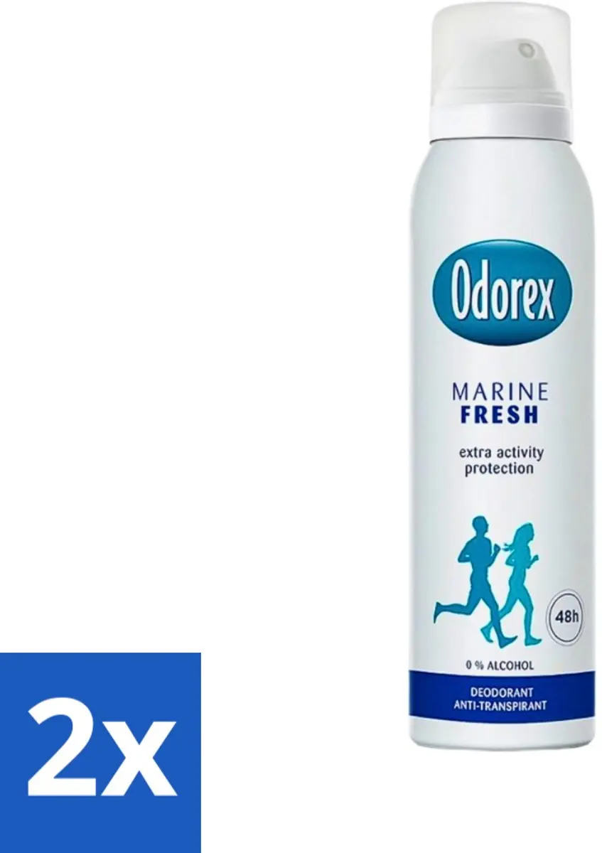 Odorex Deodorant Spray Marine Fresh 150ml - 2 Stuks