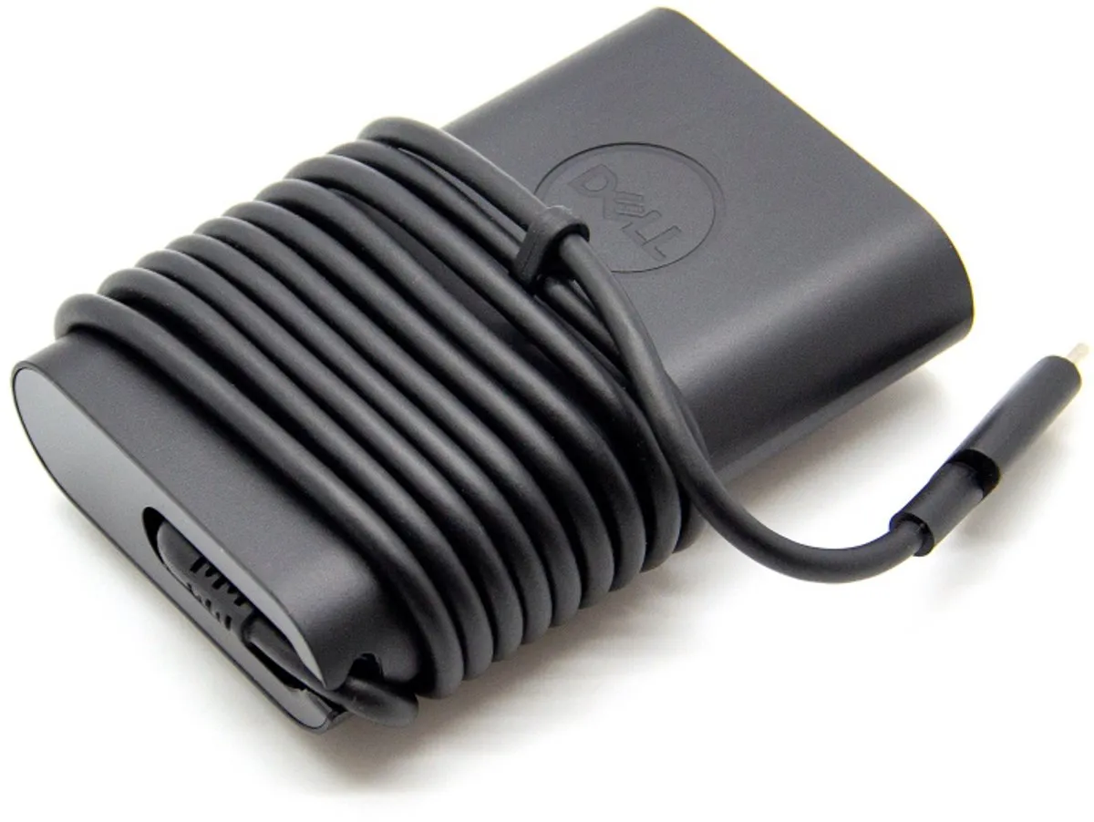 Dell 0M0RT USB-C Oplader 65W - Zwart