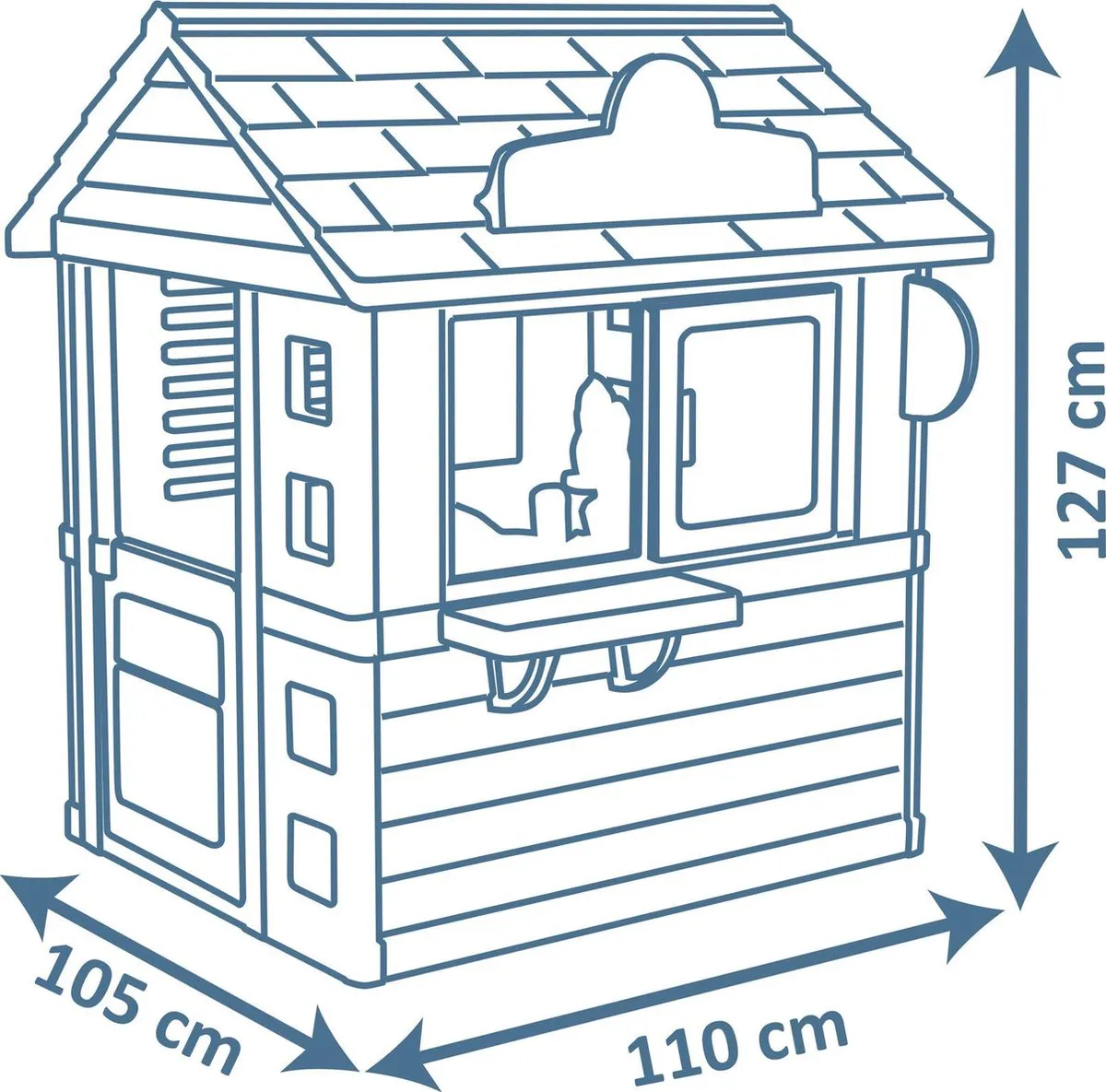 Smoby Sweet Corner Speelhuis - Meerkleurig