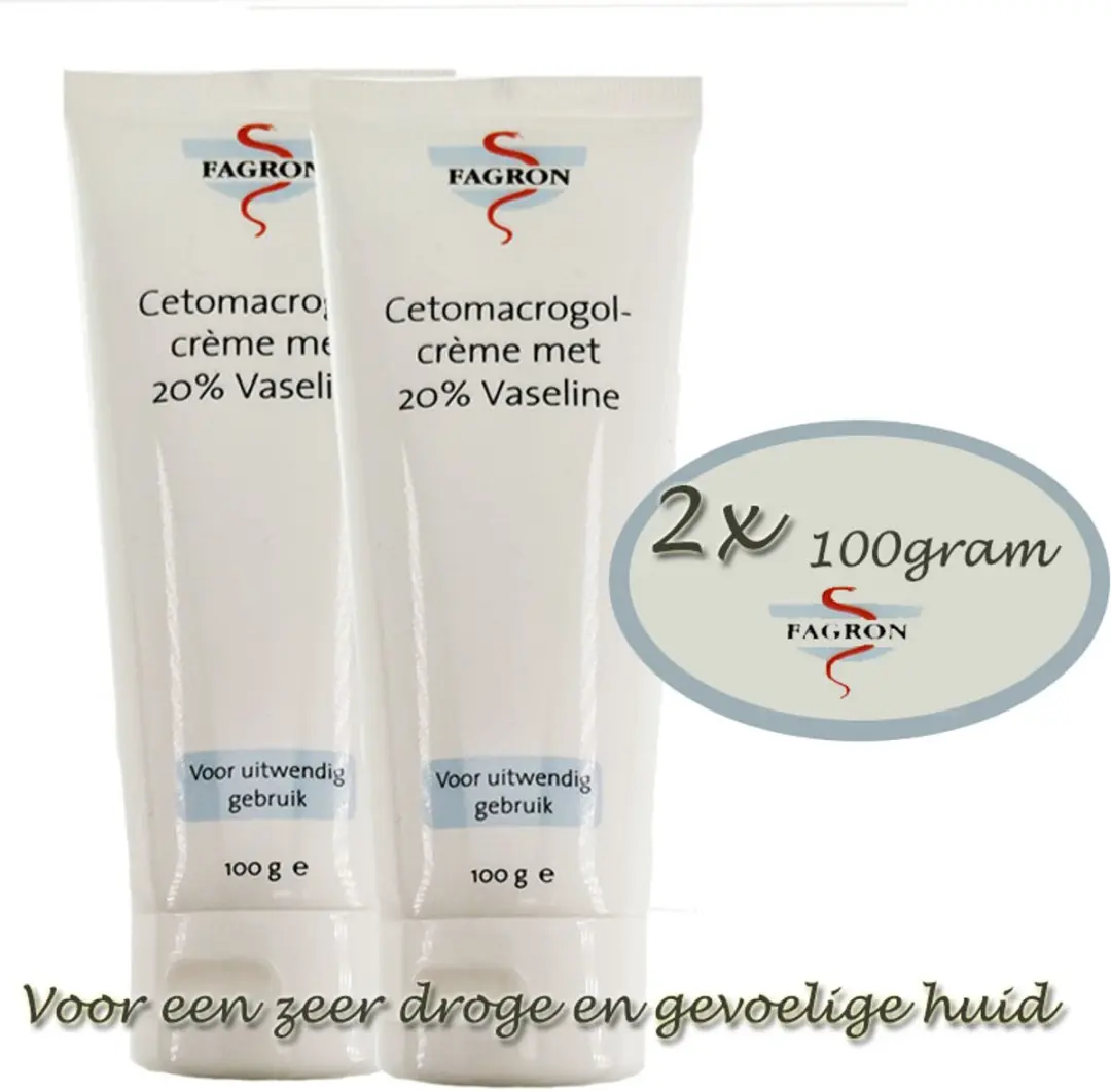 Fagron Cetomacrogolcrème 20% Vaseline