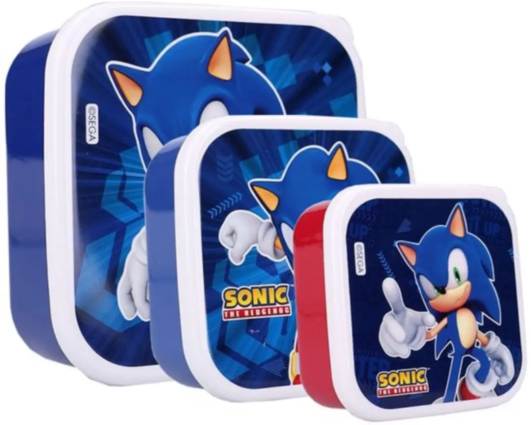 Sonic Schoolset Rugzak & Lunchset - Multi Color