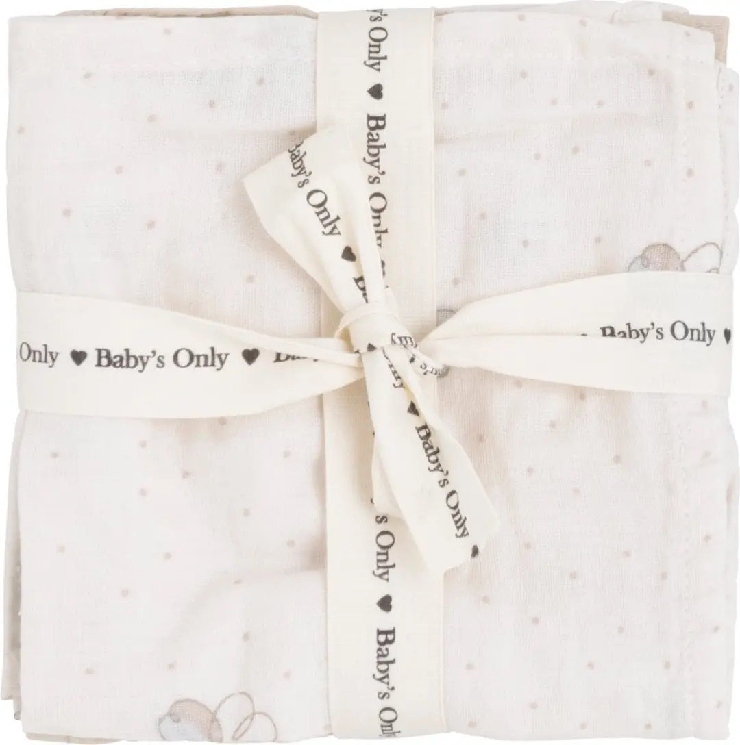 Baby's Only Monddoekjes Tender Clover 30x30cm - 3 Stuks