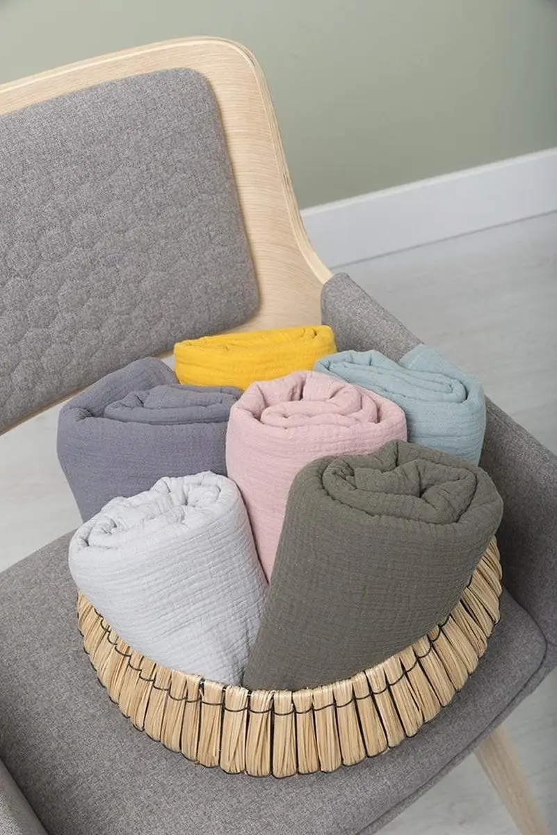 Baby's Only Inbakerdoek Breeze Antraciet 120x120cm
