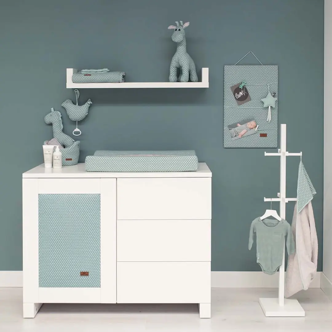 Baby's Only Aankleedkussenhoes Sun Mint/Stonegreen - 45x70cm