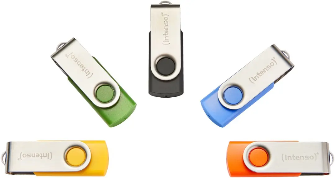 Intenso Basic Line USB Stick 16GB - 5 Stuks - Multipack