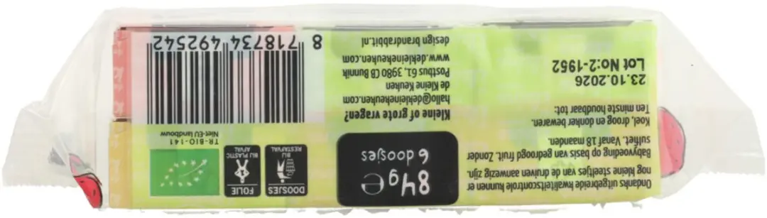 De Kleine Keuken Biologische Fruitmix 2+ - 10 Stuks