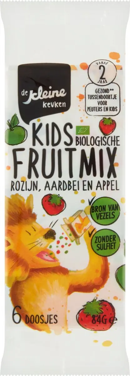 De Kleine Keuken Biologische Fruitmix 2+