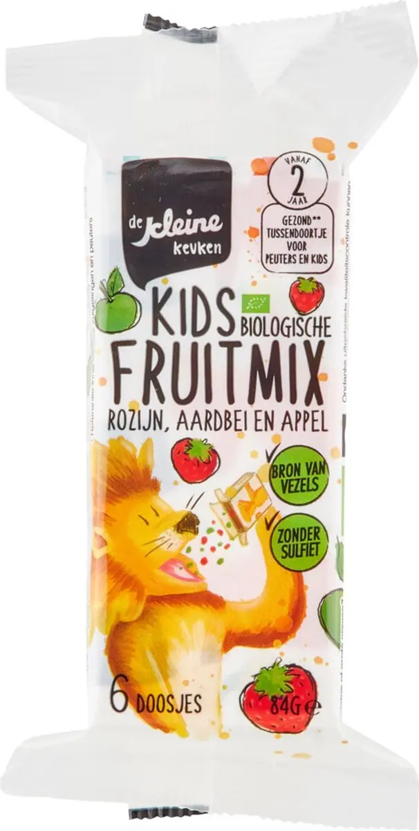 De Kleine Keuken Biologische Fruitmix 2+ - 10 Stuks
