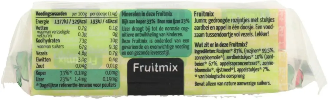 De Kleine Keuken Biologische Fruitmix 2+ - 10 Stuks