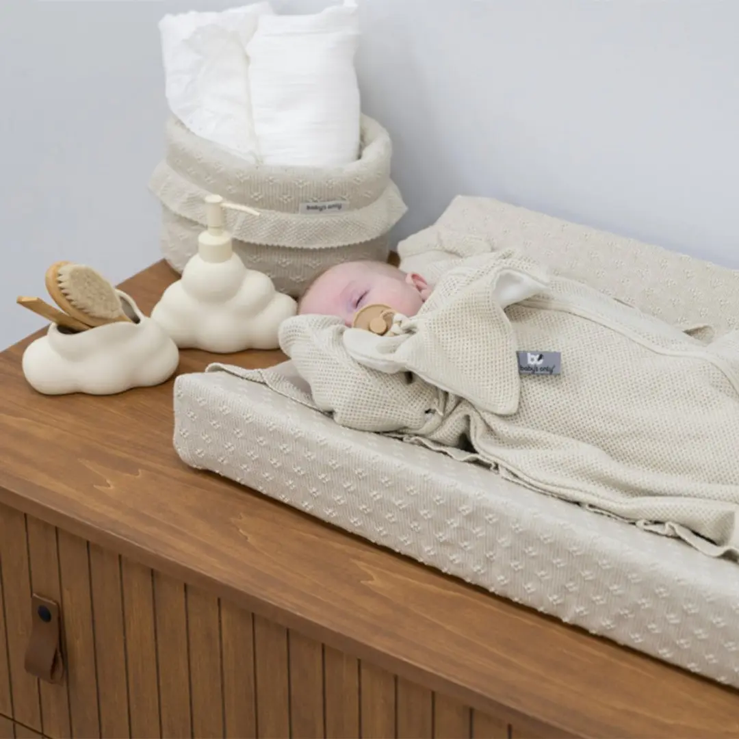 Baby's Only Gebreid Commodemandje Warm Linen