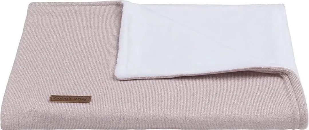 Baby's Only Wiegdeken Sparkle 70x95cm - 2.5 TOG - Zilver-Roze