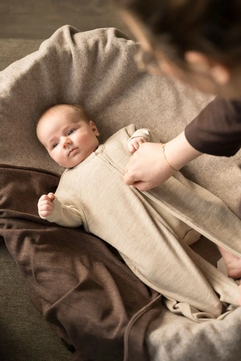 Baby's Only Merino Fine Meadow Slaapzak 70cm - Ecru