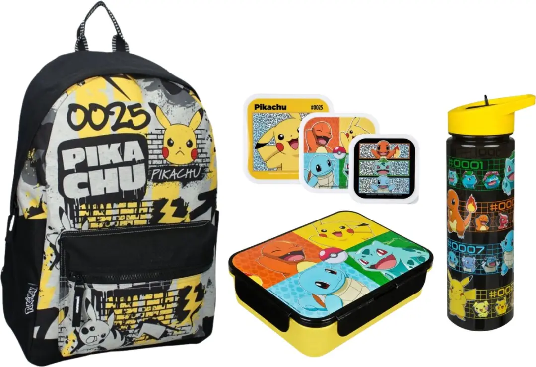Pokémon Schoolset Rugzak & Lunchset