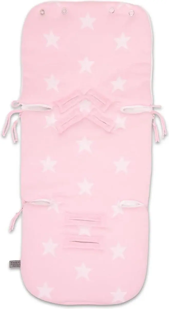 Baby's Only Voetenzak autostoel 0+ Star - Baby Roze/Wit