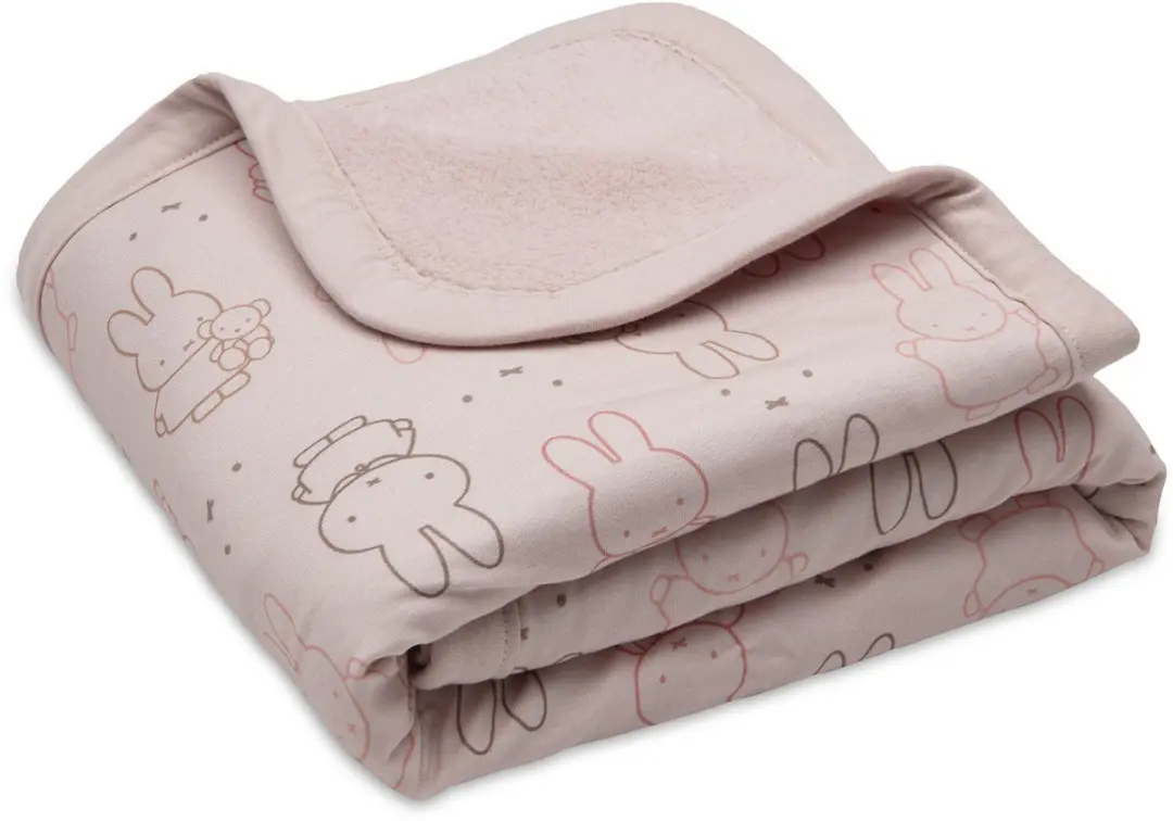 Jollein Miffy Moments Baby Deken Wieg 75x100cm - Silk Rose