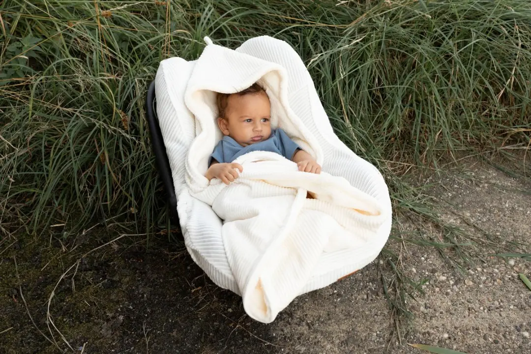Baby's Only Wikkeldeken Sense Teddy 75x75cm - Wit