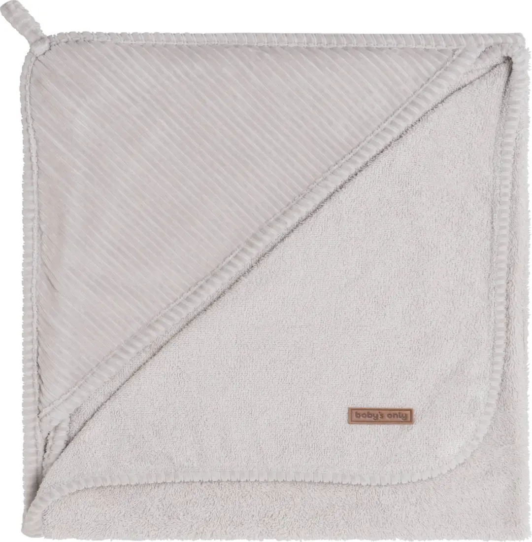 Baby's Only Badcape Sense Kiezelgrijs 75x85cm