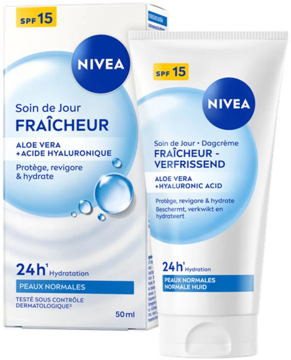 NIVEA Verfrissende Dagcrème SPF15 6x50ml
