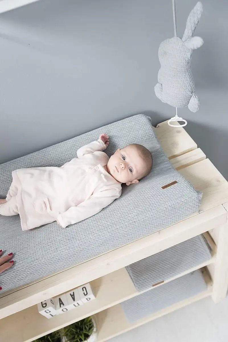 Baby's Only Aankleedkussenhoes Cloud Grijs 45x70cm