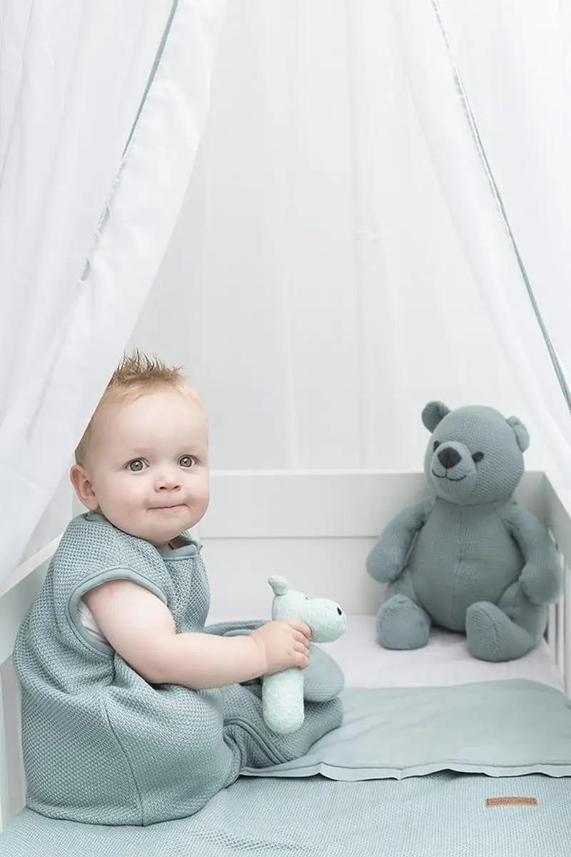 Baby's Only Gebreide Slaapzak Teddy Classic 70cm - Stonegreen
