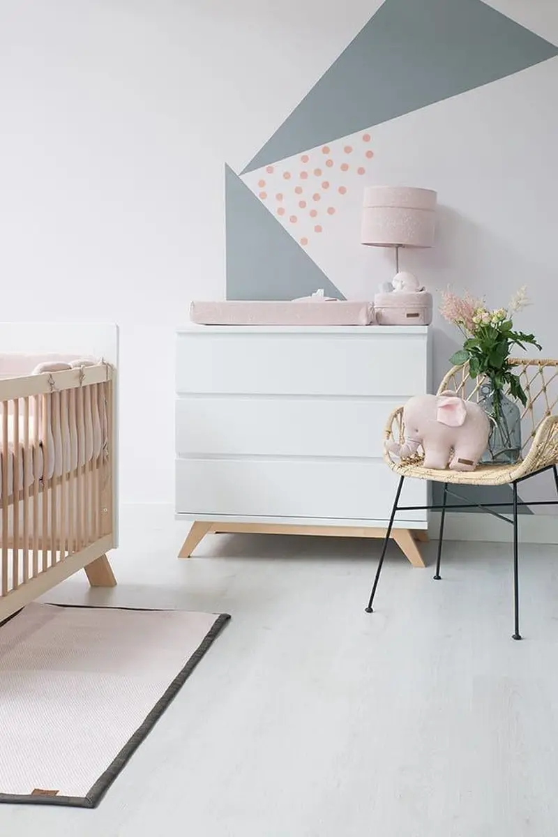 Baby's Only Gebreid Commodemandje - Goud-Ivoor Mêlée