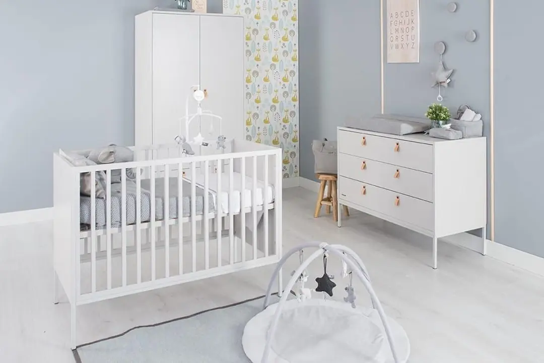 Baby's Only Gebreid Commodemandje - Goud-Ivoor Mêlée