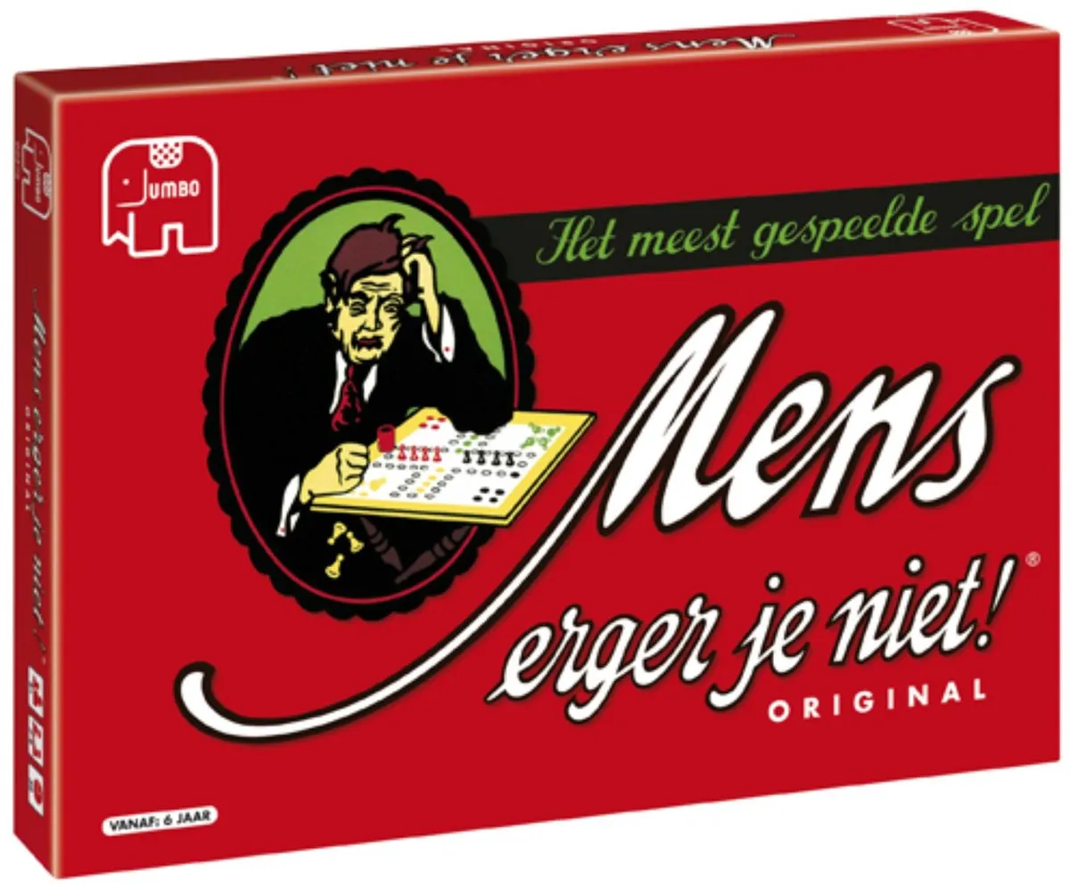 Jumbo Mens Erger Je Niet Bordspel