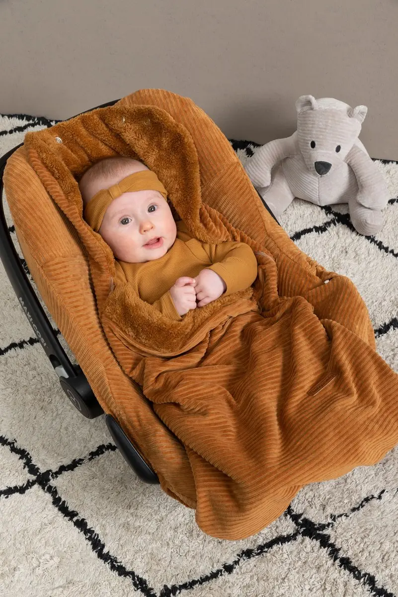 Baby's Only Voetenzak Sense 0+ - Caramel - Autostoel