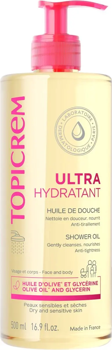 Topicrem Ultra-Hydraterende Doucheolie 500ml