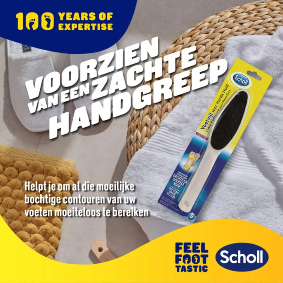 Scholl Voetvijl Dubbelzijdig Carbon - 2 Stuks