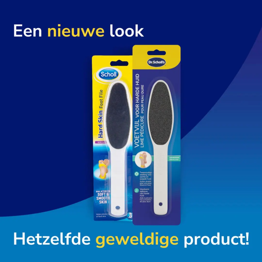 Scholl Voetvijl Dubbelzijdig Carbon - 2 Stuks
