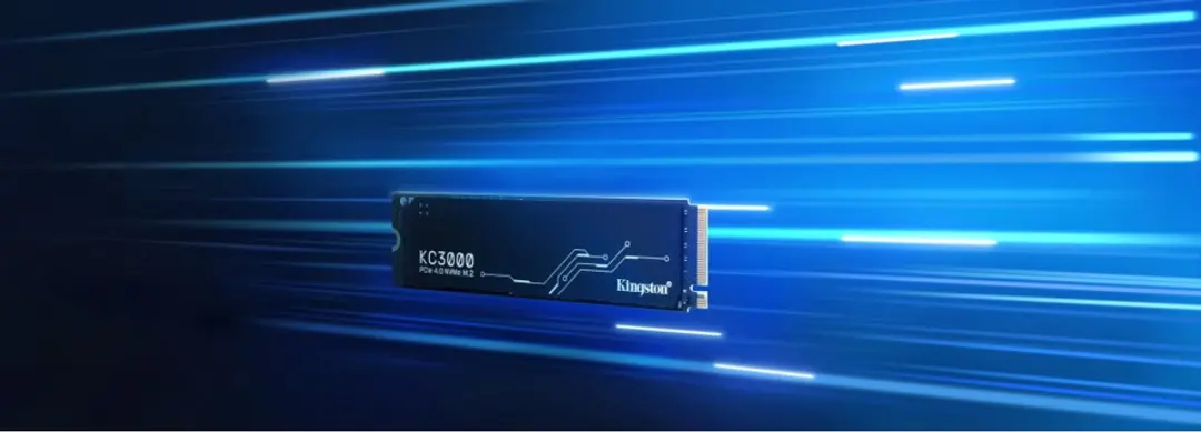 Kingston KC3000 SKC3000S/1024G SSD - 1TB PCIe 4.0 NVMe M.2 - afbeelding 2 van 4