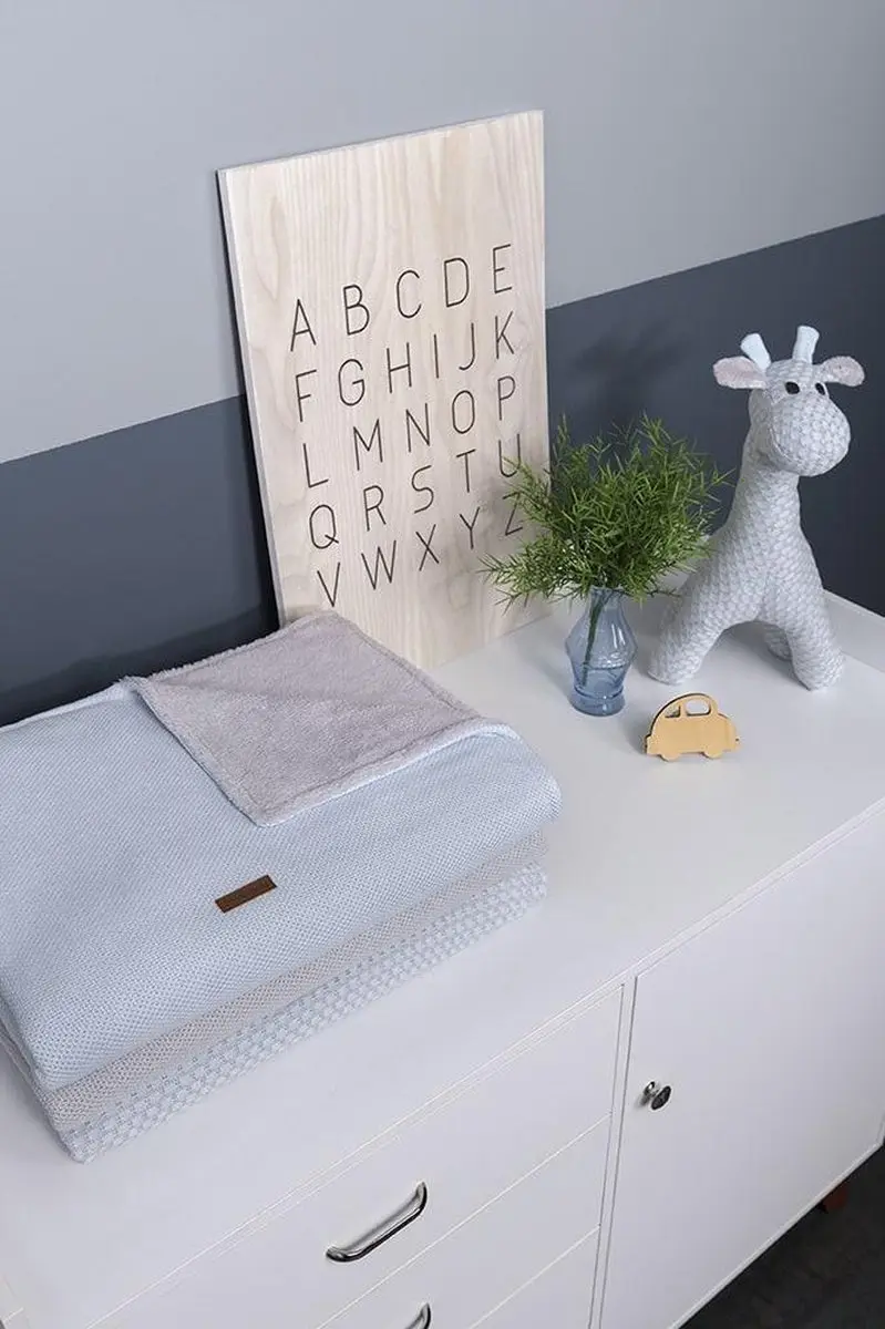 Baby's Only Gebreide Teddy Ledikantdeken Mint 100x135cm - 2.7 TOG